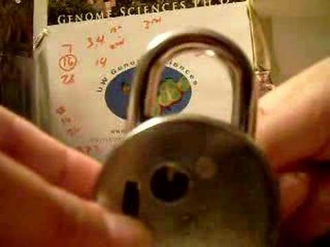 How to find the Combination to an American Combination Lock