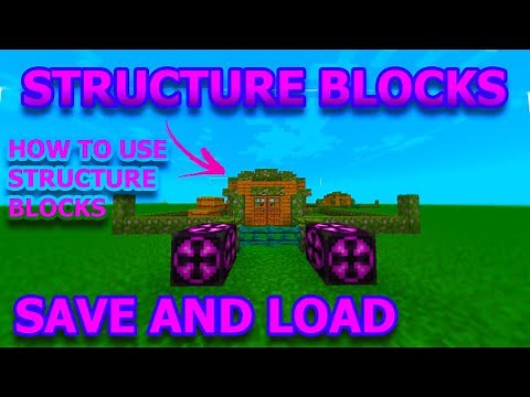 How To Use Structure Blocks To Load And Save Structures In Minecraft Bedrock Edition 1.18