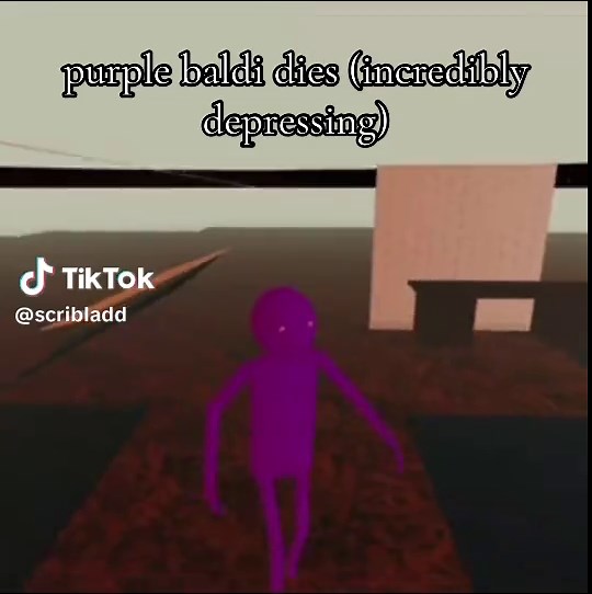 Purple Baldi's Heartbreaking Demise: An Emotional Journey