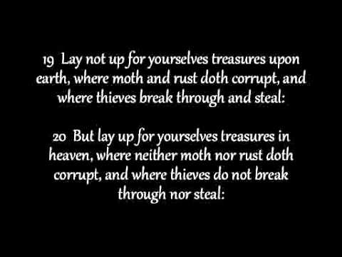 Matthew Chapter 6 KJV AV Read Along