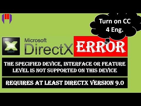 How to Fix DirectX Error When You Run a Game on PC