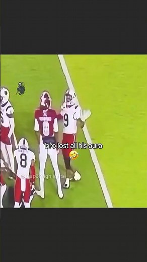 Violated bro twice in 5 seconds 😭 #nfl