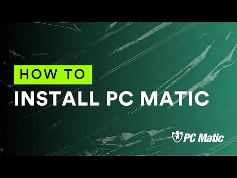 How to Install PC Matic