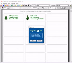 EZ Home and Office Address Book Software