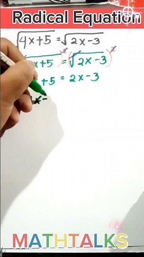 How to Solve Radical Equations