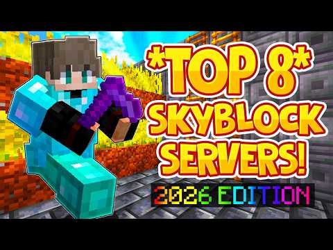 TOP 8 SKYBLOCK SERVERS *SPRING* EDITION | Bedrock & JAVA BEST Skyblock | 1.8/1.19/1.20/BEDROCK