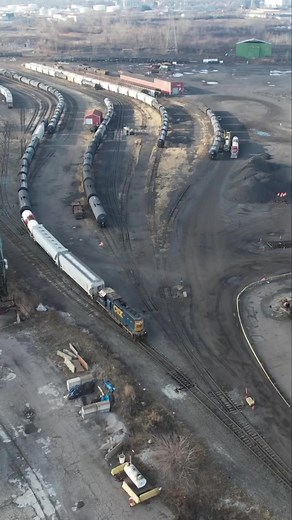 25K views · 666 reactions | CSX Y192 shoving a cut into Zug island yard. #reels #reelsviral #train #rail #yard #railway #drone #asmr #railroad #thursday | Craig Hensley Photography | Facebook