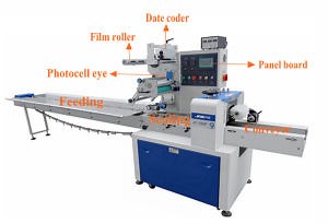 [Hot Item] Dry Fruit Vegetables Carrot Pouch Flow Horizontal Packing Packaging Machine