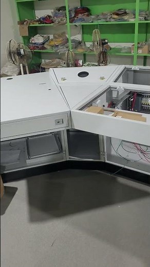 control desk with pc console #panel #electrical #foryou #machine