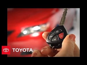 2007 - 2009 Camry How-To: Regular Key with Remote - Panic Mode | Toyota