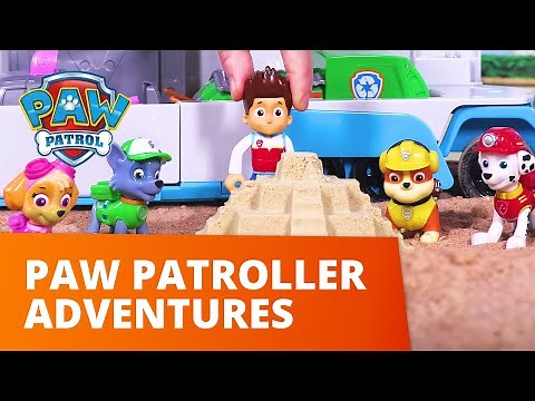PAW Patrol - Paw Patroller Adventures! - Toy Pretend Play For Kids Compilation