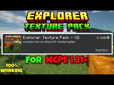 🌍 Explorer PvP Texture Pack for MCPE 1.21+ ⚔️ | Clean UI + Smooth FPS + Tryhard Gameplay 🔥