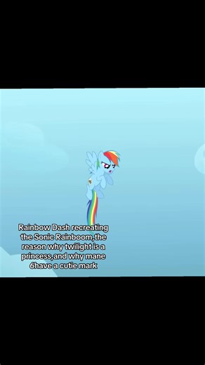 Thanks to Rainbow Dash #fyp #rainbowdash #mylittlepony #foryoupage❤️❤️ #fy