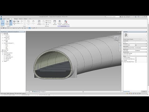 Revit : Parametric families / Tunnel modeling with Dynamo-BIM