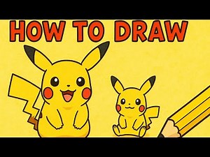 How To Draw A Pikachu Drawing Step By Step Drawing Easy