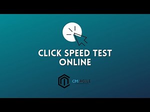 Click speed test - CPS Test Online - CMAGILE.COM