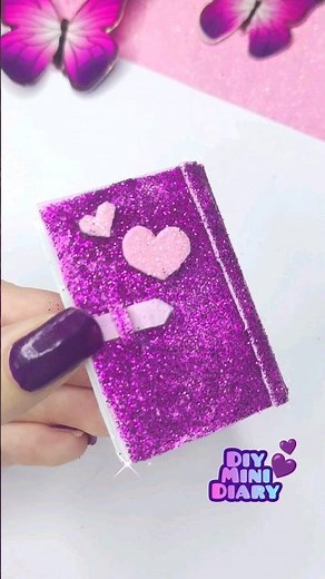 DIY Diary Making at Home - diy mini diary - fati craft world
