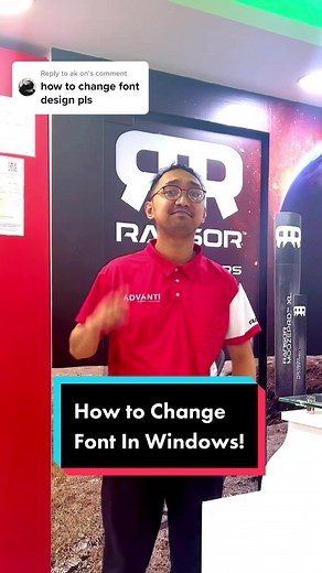 How to Change Font on Windows PC