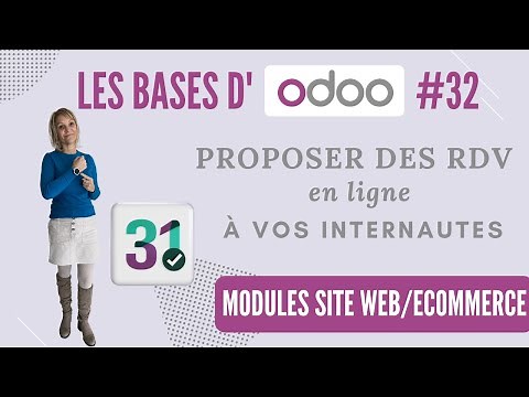 Les bases d'Odoo V17 #32 : le module RENDEZ-VOUS EN LIGNE