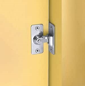 90 Degree Door Latch Sliding Screen Door Latch Barn Door Lock Hasp Latch Clasp Lock Pocket Door Locks and Latches （2 Pieces）