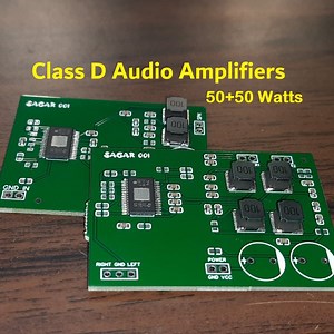 Class D 50x2watt amplifier using TPA3116D2