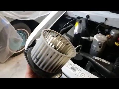 Astro Van "Blower Fan Motor Replacement"