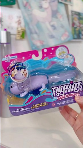 Swimming Baby Axolotl Toy Unboxing