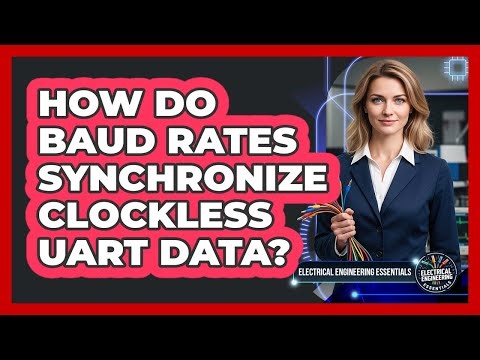 How Do Baud Rates Synchronize Clockless UART Data?
