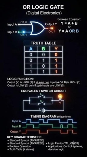 Boolean Logic Made Actually Simple #coding #electronics #education