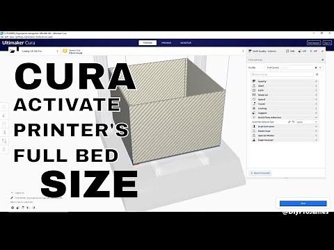 CURA FILES - HOW TO MAXIMIZE YOUR 3D PRINTERS FULL BED VOLUME.