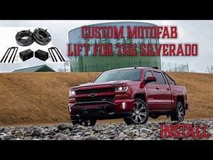 Custom Motofab Silverado / Sierra leveling lift kit install front and rear