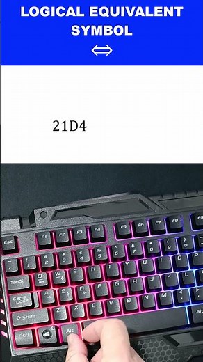Word Shortcut: How to Type Logical Equivalent Symbol (⇔) Easily