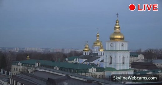 【LIVE】 Panorama von Kiew - Ukraine Webcam | SkylineWebcams