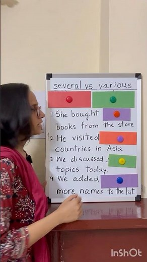 Several vs Various | Easy English Grammar with Examples