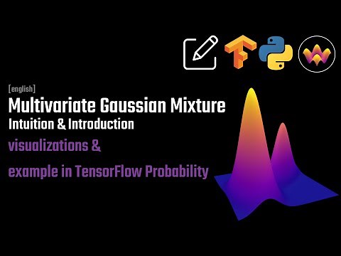 Multivariate Gaussian Mixture Model | Intuition & Introduction | example in TensorFlow Probability
