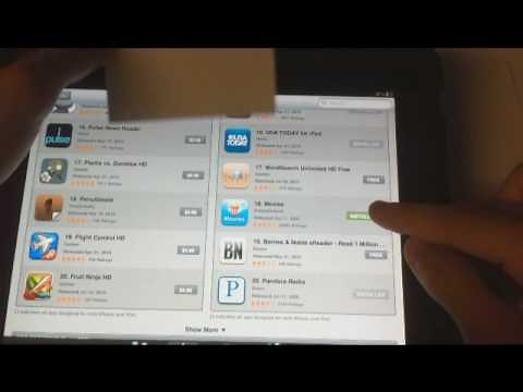 App Store for iPad How to Download Apps Tutorial