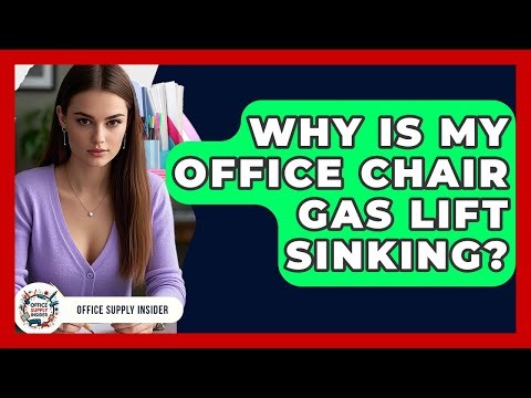Why Is My Office Chair Gas Lift Sinking? - Office Supply Insider