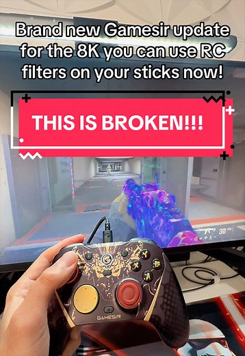 GameSir G7 Pro 8K Update: RC Filters for Thumbsticks!