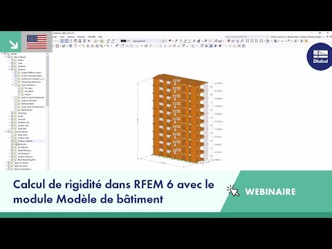 [EN] Webinaire | Calcul de rigidité dans RFEM 6 avec le module Modèle de bâtiment
