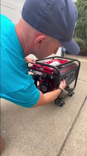 HOW TO START A PREDATOR GENERATOR FROM HARBOR FREIGHT