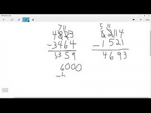 4th Grade Math: Subtraction Standard Algorithm