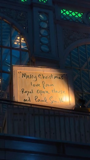 The curtain rises on Christmas 🎄 The festive season has arrived at the Royal Opera House, as we unveil a spectacular tree designed to capture the wonder and creativity of the season, created in partnership with Paul Smith Radiant with colour and imagination, it fills the House with festive spirit – a joyful meeting of design and performance at the heart of Covent Garden. From tiny trumpets to music scores and measuring tape ribbons, see what you can spot nestled in the branches ✨ Come and exper
