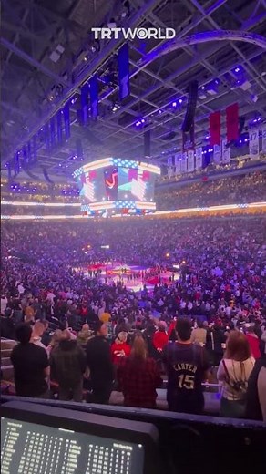 US national anthem met with boos at NBA game in Toronto