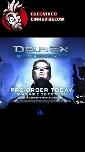 Deus Ex Remastered is looking pretty MID