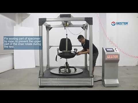 GESTER Chair Swivel and Castors Durability Testing Machine GT-LB07A