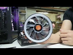Thermaltake UX100 Budget RGB CPU Cooler Installation