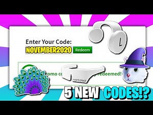 *6 Code!?* ALL NEW PROMO CODES in ROBLOX !?! (October 2020)
