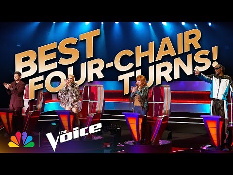 The Most Incredible Four-Chair Turn Blind Auditions From Season 26 | The Voice | NBC