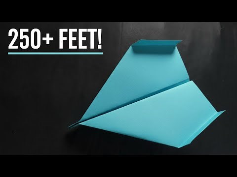 how to make a paper plane that can fly far