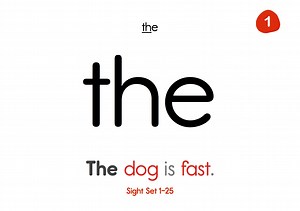 Sight Words 1 - 1~25 - ELF Learning